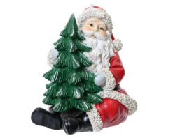 10" Santa Hugging Tree Tree Base