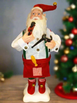 2 FT Animated Elf Santa With Pincer