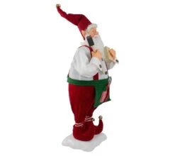 2 FT Animated Elf Santa With Hammer 11 2 FT Animated Elf Santa With Hammer -The Christmas Palace Store 0671401824b