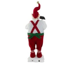 2 FT Animated Elf Santa With Hammer 10 2 FT Animated Elf Santa With Hammer -The Christmas Palace Store 0671401824c