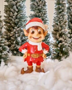 3 FT Red Standing Santa Elf