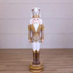 6 FT White & Tan Nutcracker