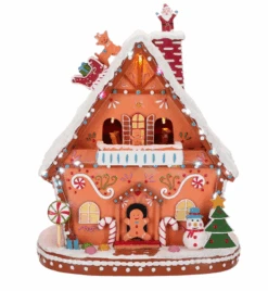 15" LED Animated Candy House