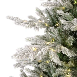 Grandis Fir Snowy Tree Pre-Lit Warm White Micro LED Lights -The Christmas Palace Store 0671412260 5