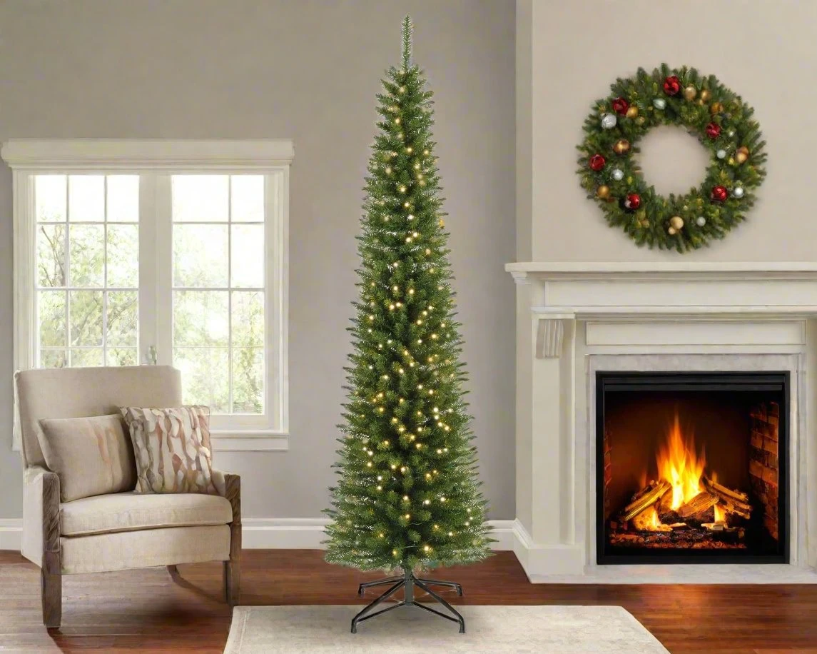 Pencil Pine Pre Lit Warm White Micro LED Lights 1 Pencil Pine Pre Lit Warm White Micro LED Lights