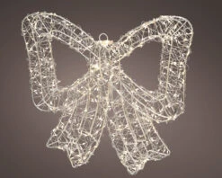 1.1 FT 500 Micro LED Warm White Silver Bow