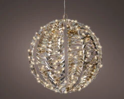 1 FT 300 Micro LED Warm White Gold Ball