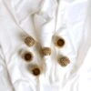 Gold Jeweled Napkin Ring Set Of 4