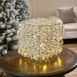 1 FT 100 LED Warm White Silver Cube