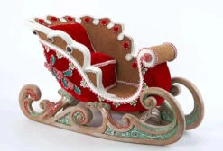 Katherine's Collection 12" Gingerbread Sleigh