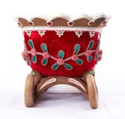 Katherine's Collection 12" Gingerbread Sleigh -The Christmas Palace Store 081007412119D
