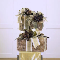 Brown Gift Box Decor Bundle