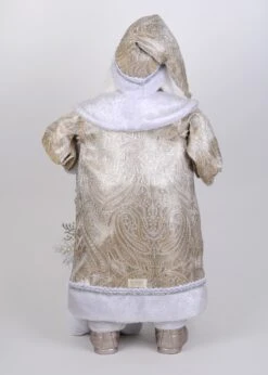Karen Didion Originals 37" Lighted White Elegance Santa -The Christmas Palace Store 1017745026 2
