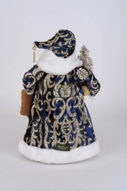Karen Didion Originals 19" Lighted Midnight Blue Santa -The Christmas Palace Store 1393602723 2
