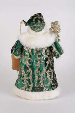 Karen Didion Originals 19" Jade Elegance Santa -The Christmas Palace Store 1393602893a