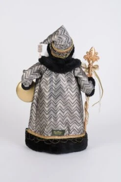 Karen Didion Originals 19" Silver & Gold Noel Santa -The Christmas Palace Store 1393602956 2