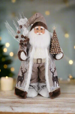 Karen Didion Originals 27" Lighted Winter Woods Santa