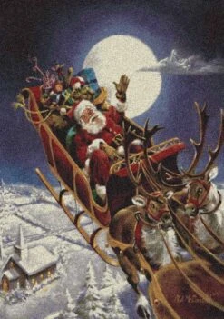 Santa's Big Night Rug