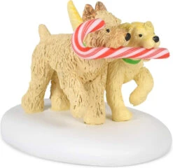 Village Accessory Peppermint Pups -The Christmas Palace Store 2839925480b