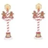 Village Accessory Gingerbread Street Lights