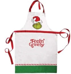 36" Feeling Grinchy Kitchen Cooking Apron