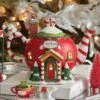 North Pole Village Peppermint Tea Shop