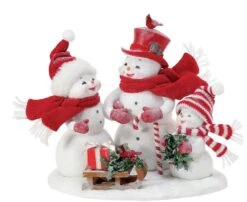 Possible Dreams 9" Snowman Family