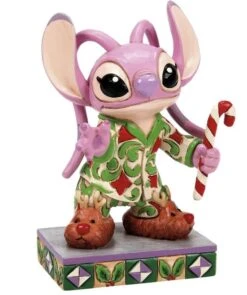 Disney Traditions 4.5" Angel In Christmas Pajamas