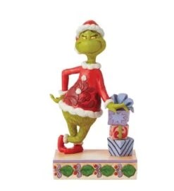 The Grinch 8" Grinch Leaning On Gifts