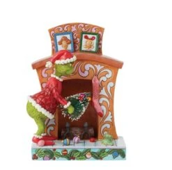 The Grinch 7.5" Grinch Pushing Tree Up