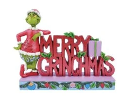 The Grinch 7" Merry Grinchmas Sign