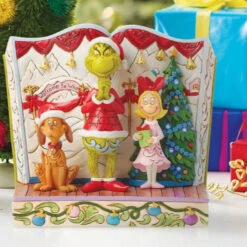 The Grinch 6" Grinch With Max & Cindy