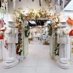 8 FT Antique Stone Nutcracker