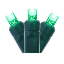 34 FT 100 LED Green Lights With Green Wire