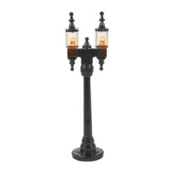 Village Accessory Double Street Lamps Set Of 4