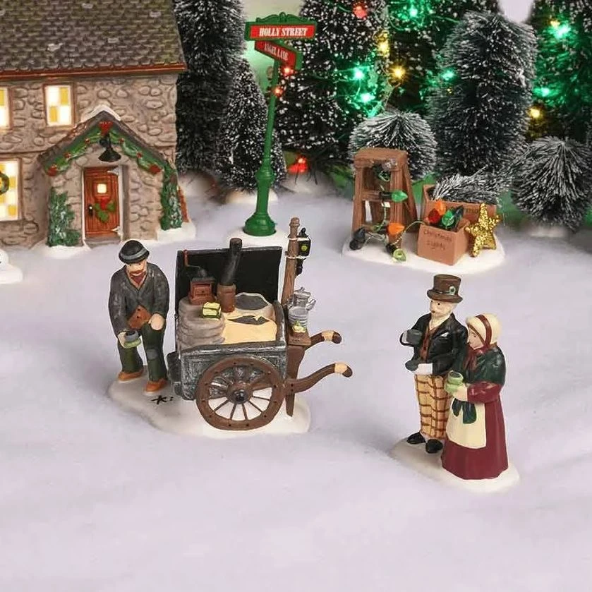 Dickens Village The Coffee Stall Set Of 2 1 Dickens Village The Coffee Stall Set Of 2