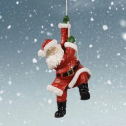 3 FT Red Climbing Santa
