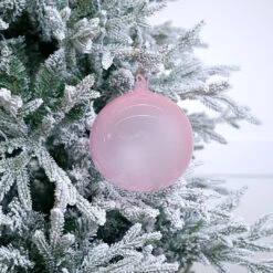 7" Light Pink Bubblegum Glass Ornament