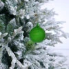 5" Mint Green Bubblegum Glass Ball Ornament