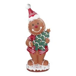 3 FT LED Gingerbread Boy With Tree Battery Operated