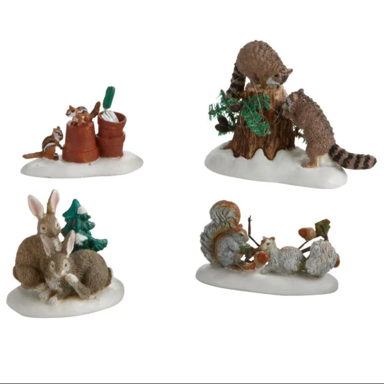 Village Accessory Friendly Neighbors Set Of 4 1 Village Accessory Friendly Neighbors Set Of 4