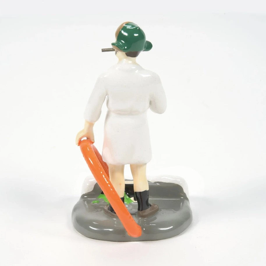 Snow Village "National Lampoons" Cousin Eddie In The Morning 2 Snow Village "National Lampoons" Cousin Eddie In The Morning - Image 2