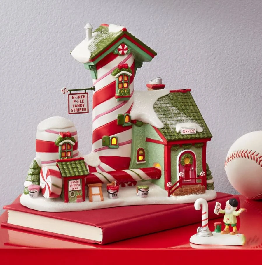 North Pole Village North Pole Candy Striper 1 North Pole Village North Pole Candy Striper