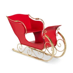 4.5 FT X 2 FT X 3 FT Red Sleigh