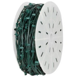 1000 FT C7 Roll Green Wire 12" Spacing E12 Base