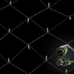 4 FT X 6 FT Net 100 LED Lights RGBWW With Green Wire