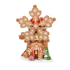North Pole Village Gingerbread Cookie Mill
