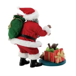 Possible Dreams 10.5" Whiskering You A Merry Christmas African American 6 Possible Dreams 10.5" Whiskering You A Merry Christmas African American -The Christmas Palace Store 6015860 4 Possible Dreams Santa s Whiskering You Merry X Mas AA