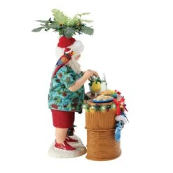 Possible Dreams 13" Santa's Tiki Bar -The Christmas Palace Store 6016443 1 10687