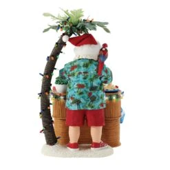 Possible Dreams 13" Santa's Tiki Bar -The Christmas Palace Store 6016443 2 51562